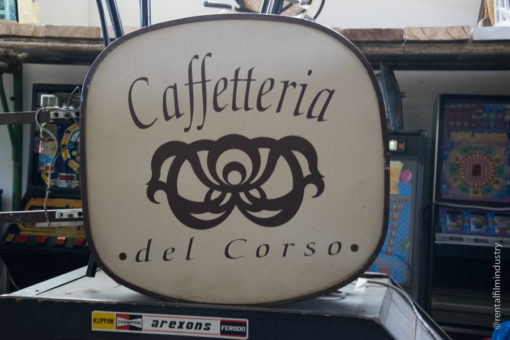 Noleggio insegna caffetteria