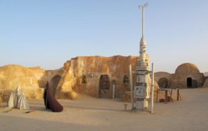 Il deserto tunisino scenario di molti episodi di Star Wars