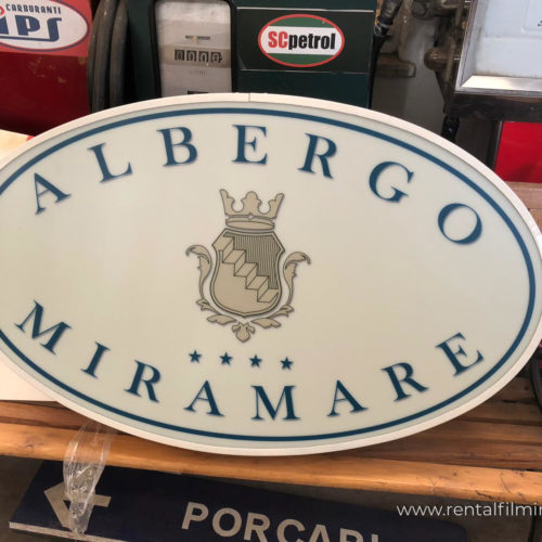 Insegna albergo Miramare