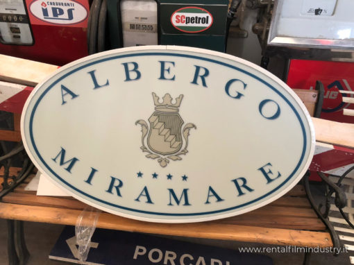 Insegna albergo Miramare