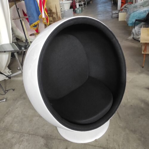 BALL CHAIR poltrona Moderna nera