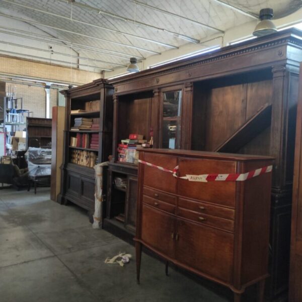 Libreria biblioteca in legno